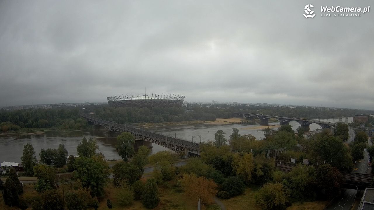 Warszawa - widok na Stadion Narodowy - 31 sierpień 2025, 07:14