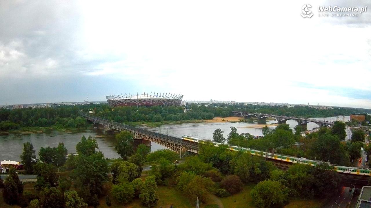 Warszawa - widok na Stadion Narodowy - 09 czerwiec 2026, 20:35