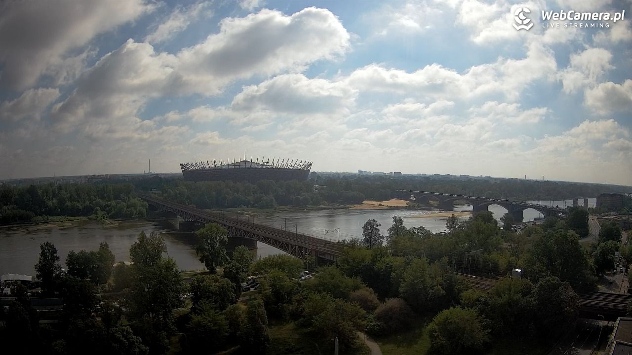Warszawa - widok na Stadion Narodowy - 08 czerwiec 2026, 09:04