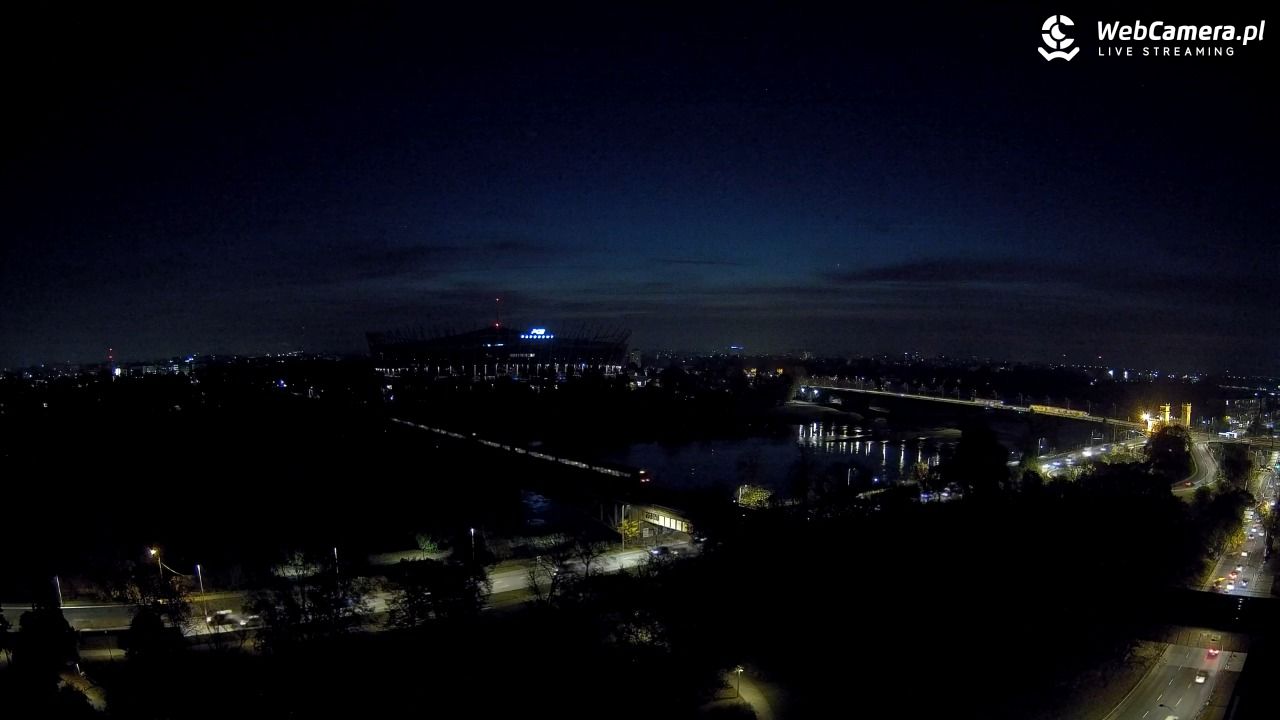 Warszawa - widok na Stadion Narodowy - 22 październik 2025, 06:09