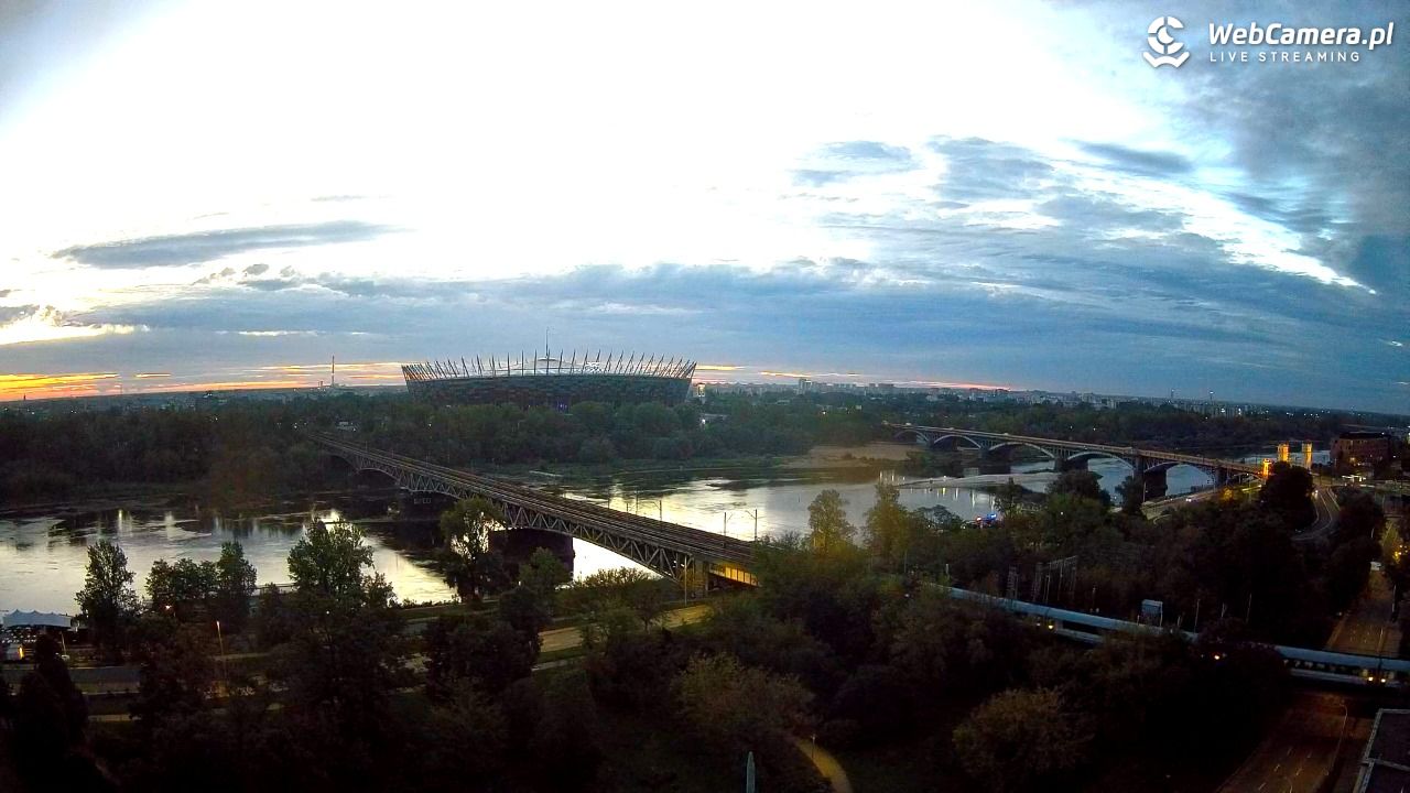 Warszawa - widok na Stadion Narodowy - 08 wresień 2026, 05:39