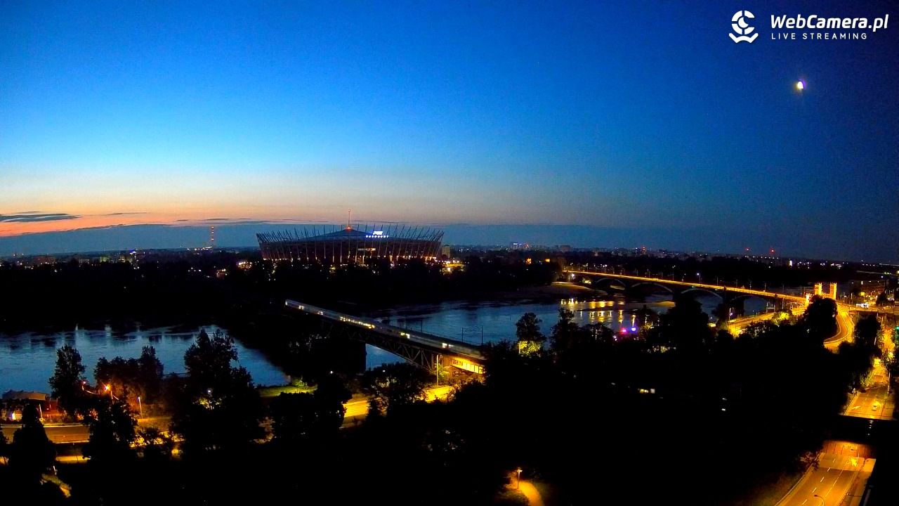 Warszawa - widok na Stadion Narodowy - 08 czerwiec 2026, 03:12