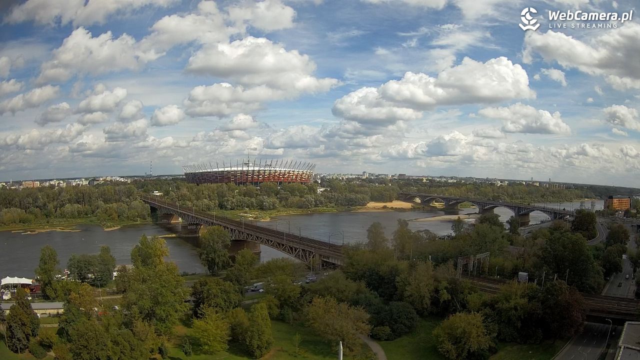 Warszawa - widok na Stadion Narodowy - 04 wresień 2026, 13:24