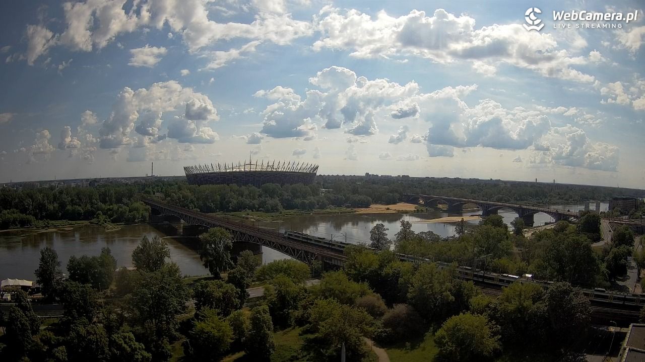 Warszawa - widok na Stadion Narodowy - 07 czerwiec 2026, 09:28