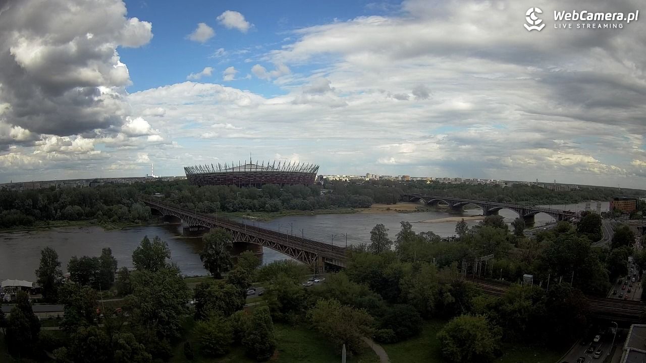 Warszawa - widok na Stadion Narodowy - 20 lipiec 2026, 16:15