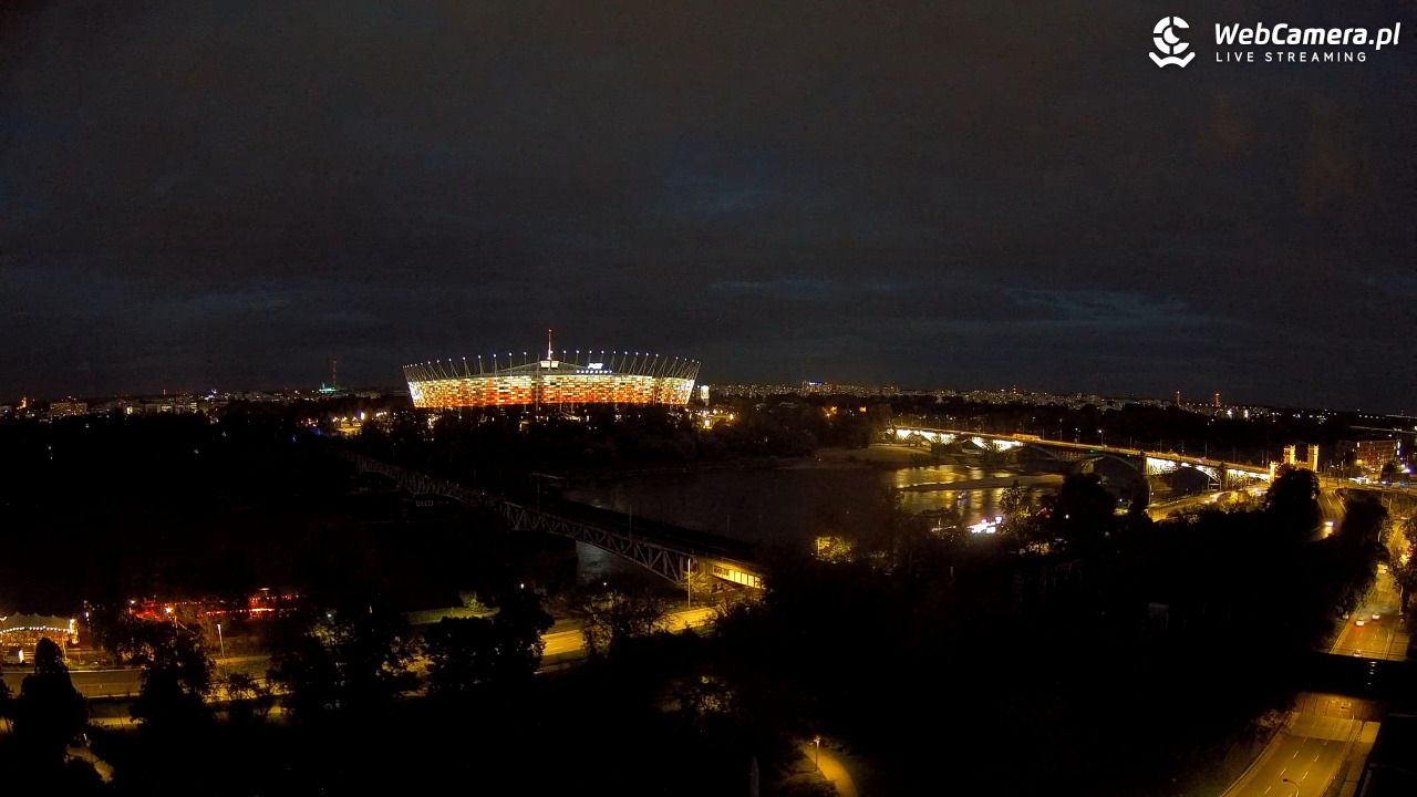 Warszawa - widok na Stadion Narodowy - 05 wresień 2026, 19:57