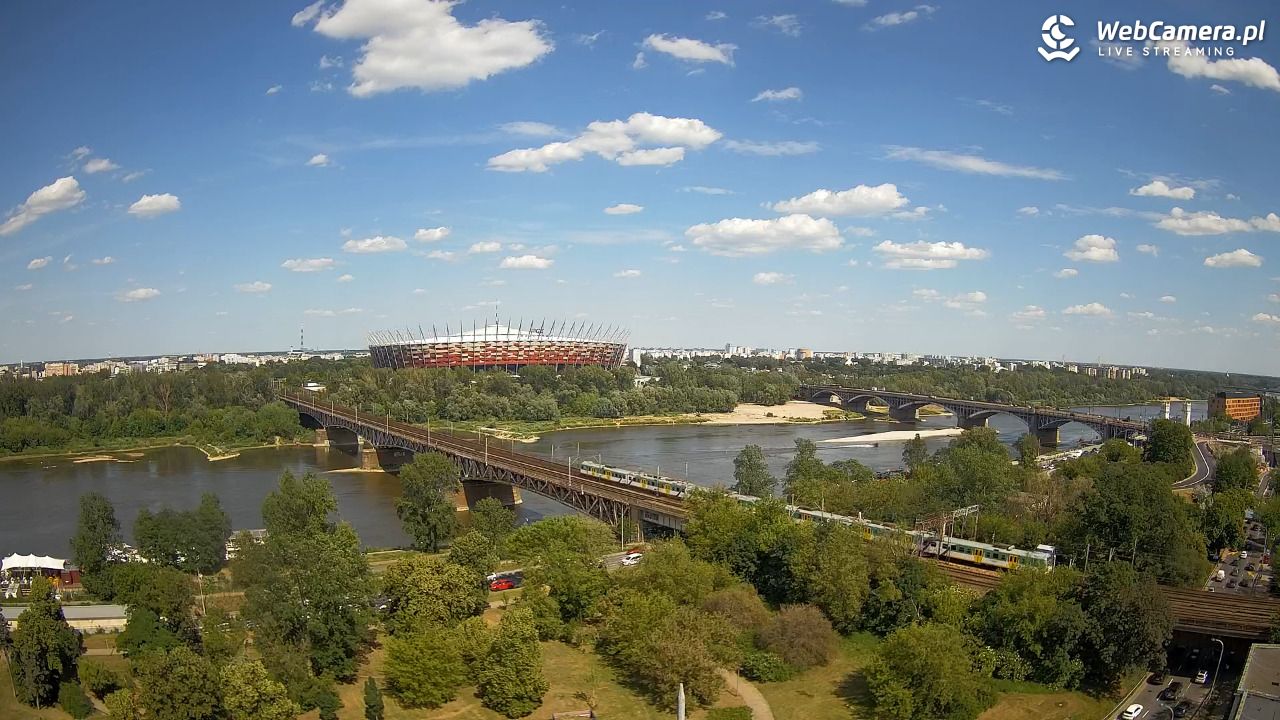 Warszawa - widok na Stadion Narodowy - 09 czerwiec 2026, 15:16