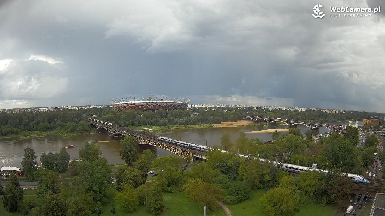 Warszawa - widok na Stadion Narodowy - 23 lipiec 2026, 16:32