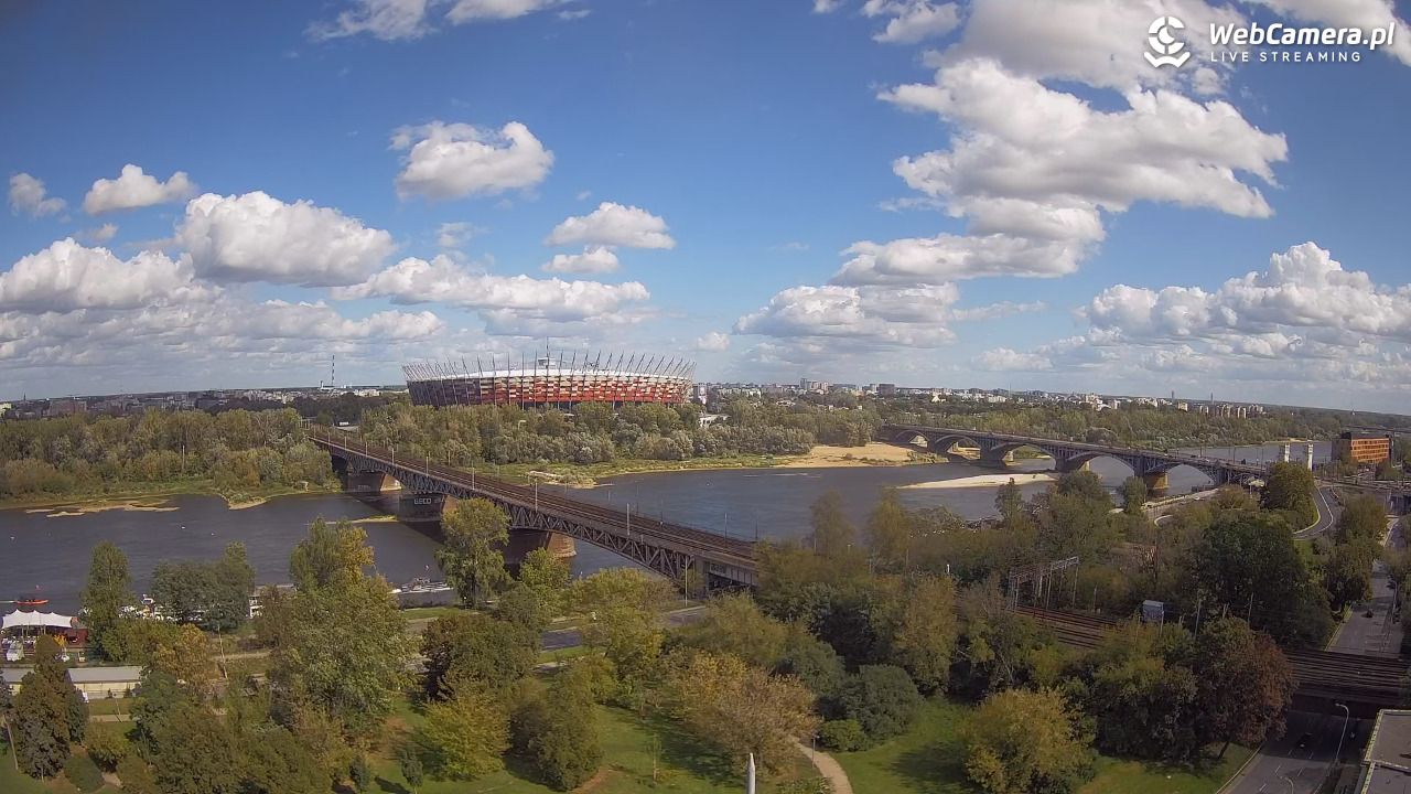 Warszawa - widok na Stadion Narodowy - 05 wresień 2026, 14:11