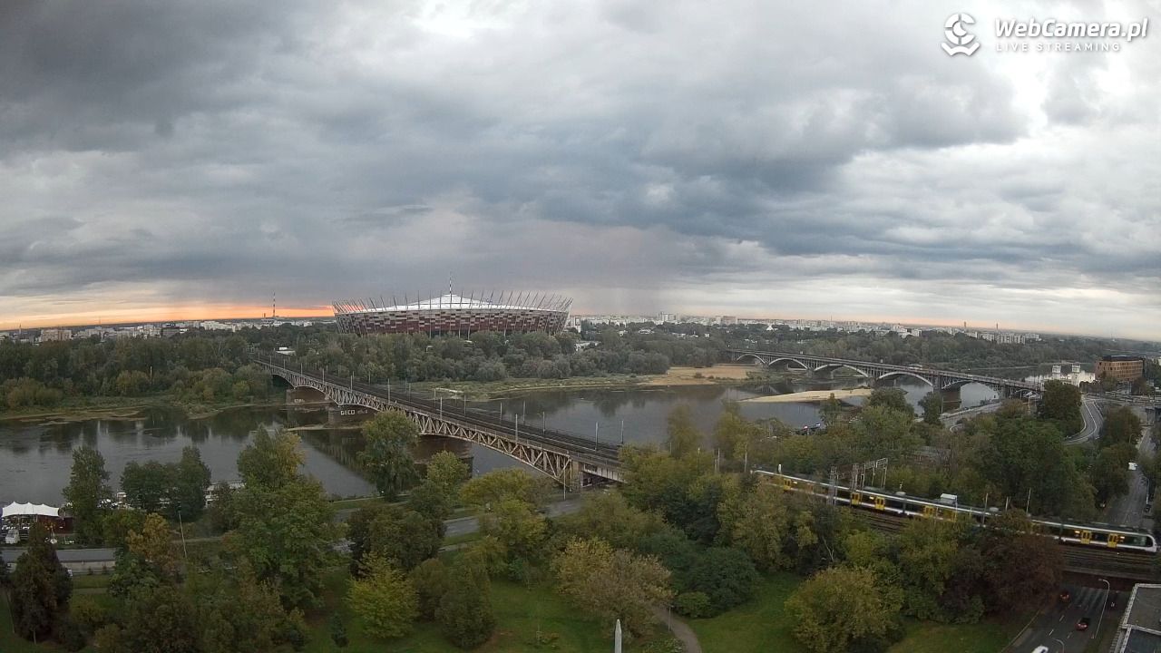 Warszawa - widok na Stadion Narodowy - 03 wresień 2026, 06:02