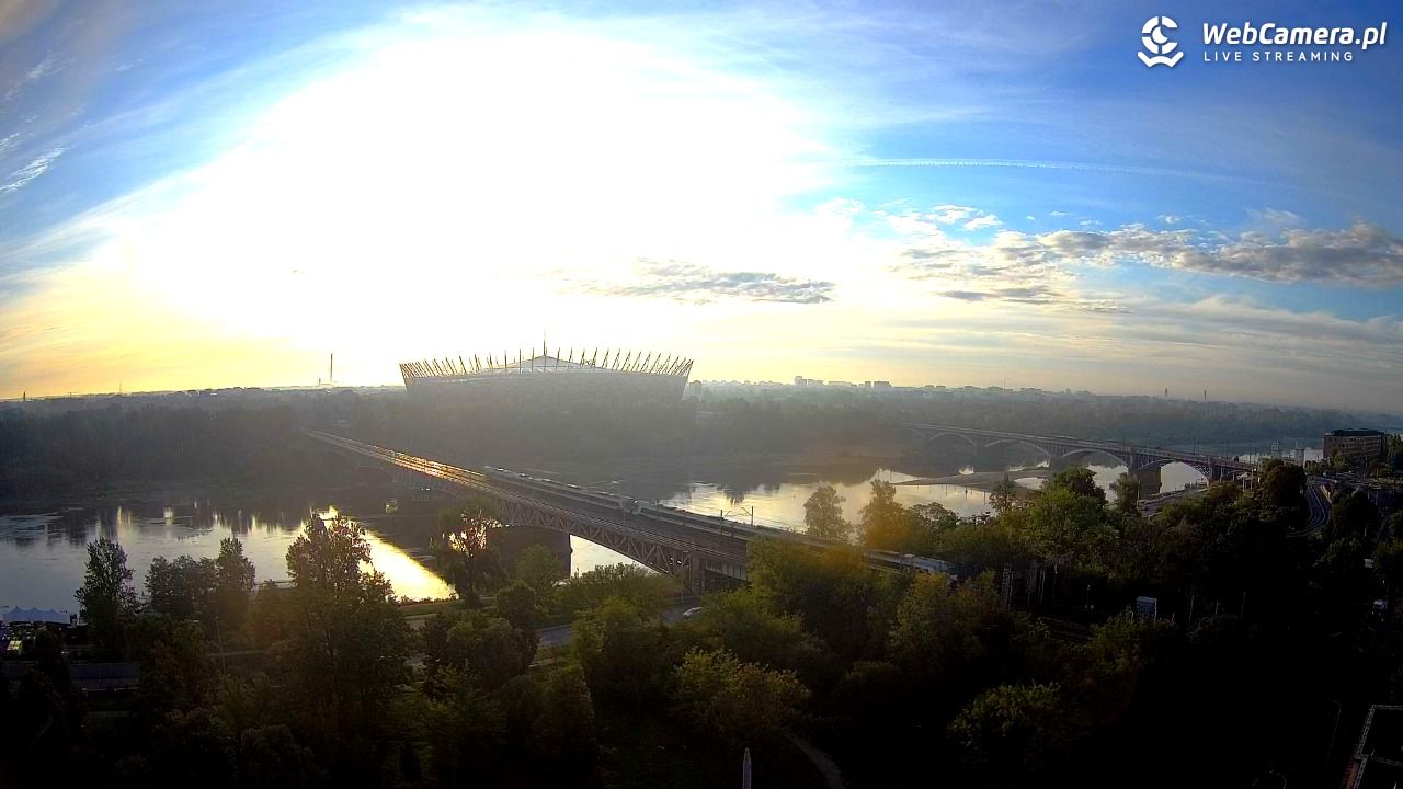 Warszawa - widok na Stadion Narodowy - 25 lipiec 2026, 05:55