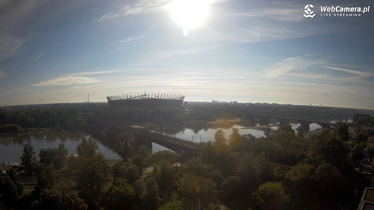 Warszawa - widok na Stadion Narodowy - 25 lipiec 2026, 07:38