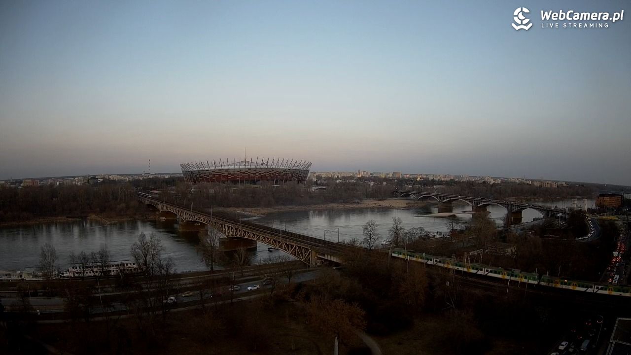 Warszawa - widok na Stadion Narodowy - 08 marzec 2026, 17:16