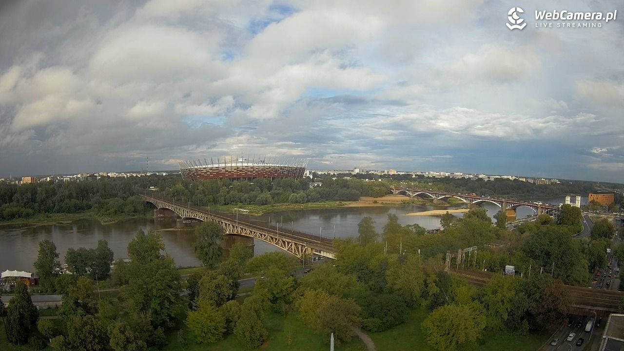 Warszawa - widok na Stadion Narodowy - 23 lipiec 2026, 18:34