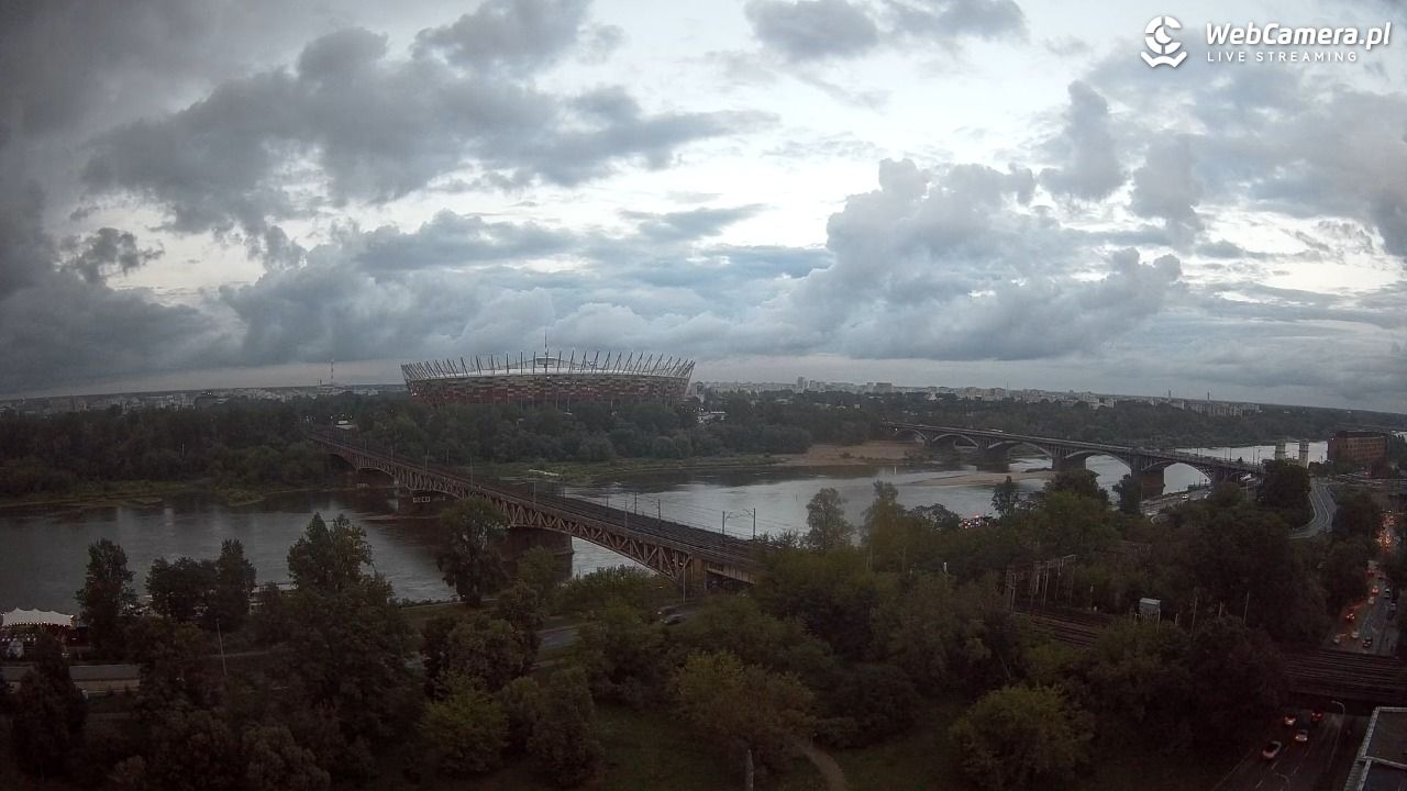 Warszawa - widok na Stadion Narodowy - 23 lipiec 2026, 20:33