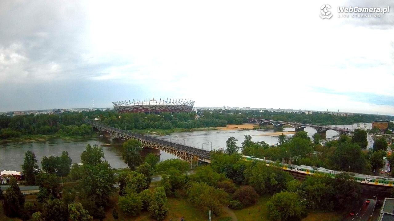 Warszawa - widok na Stadion Narodowy - 09 czerwiec 2026, 20:35