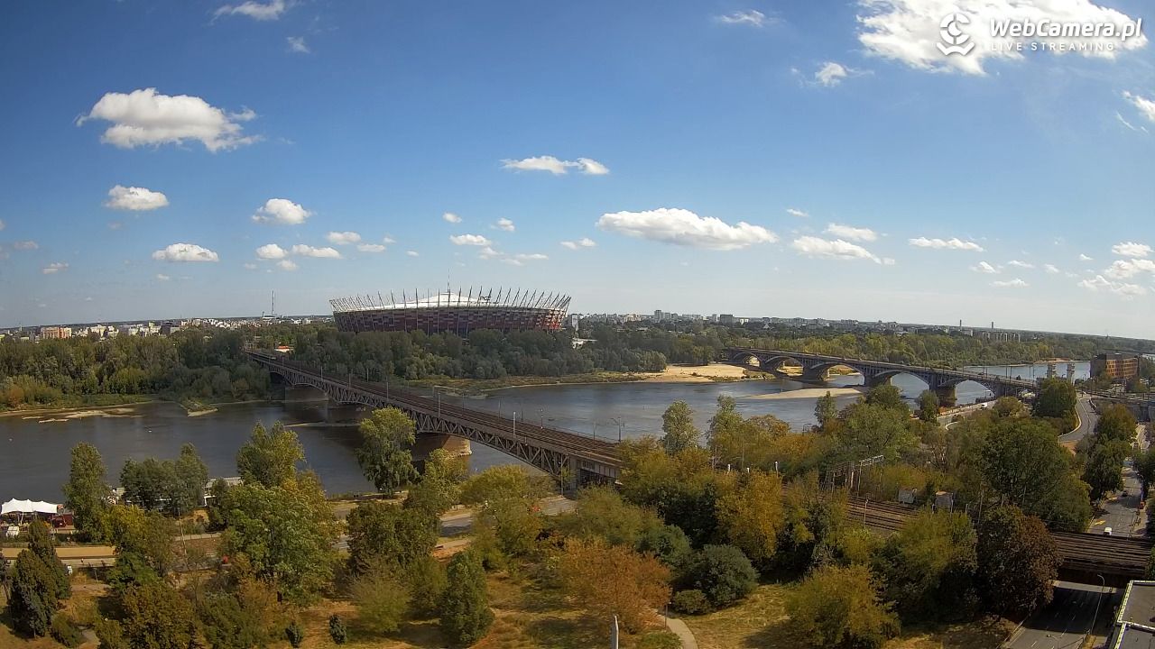 Warszawa - widok na Stadion Narodowy - 30 sierpień 2025, 12:17