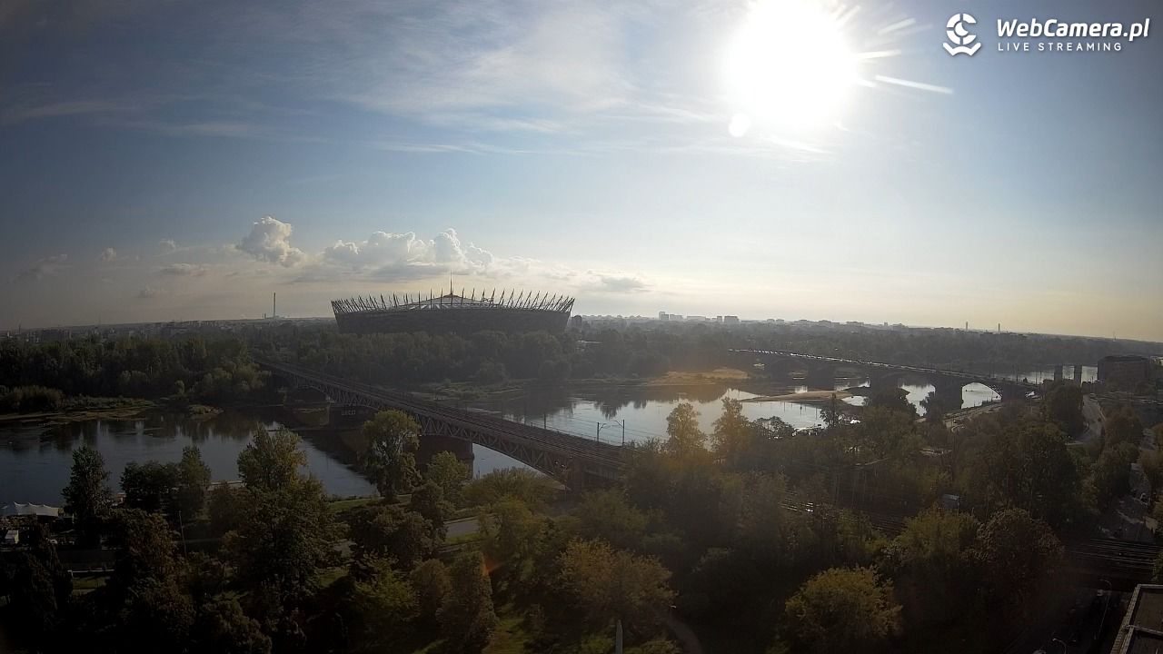 Warszawa - widok na Stadion Narodowy - 03 wresień 2026, 08:18