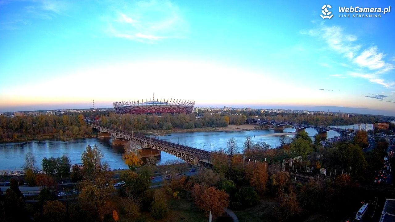 Warszawa - widok na Stadion Narodowy - 21 październik 2025, 16:46