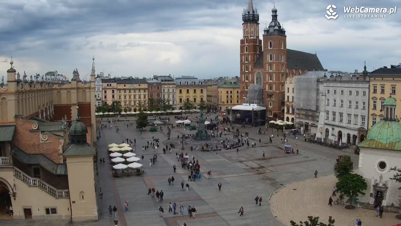 Kraków - widok na Rynek z hotelu - 03 czerwiec 2026, 18:49