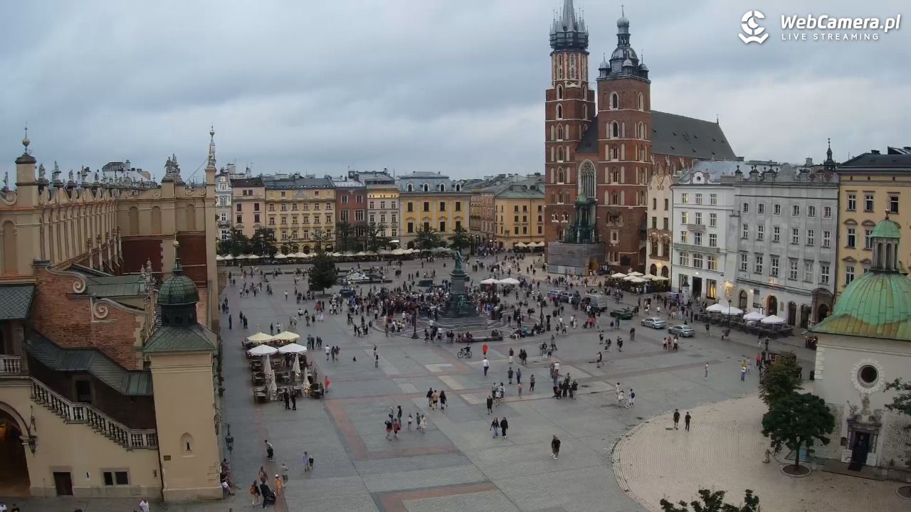 Kraków - widok na Rynek z hotelu - 19 lipiec 2026, 20:07