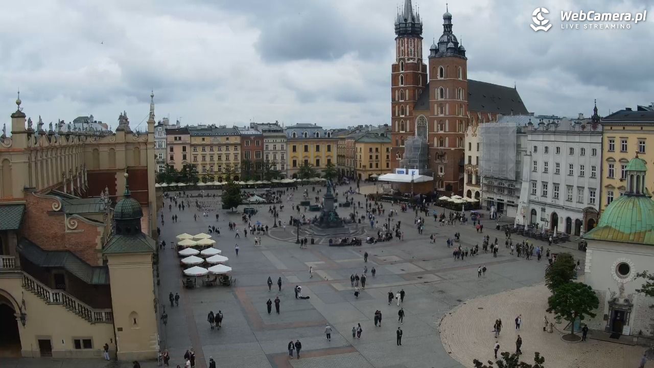 Kraków - widok na Rynek z hotelu - 04 czerwiec 2026, 11:20