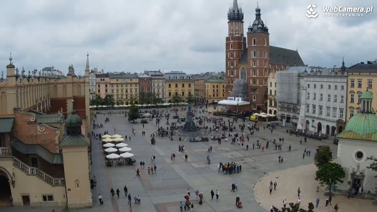 Kraków - widok na Rynek z hotelu - 04 czerwiec 2026, 10:58