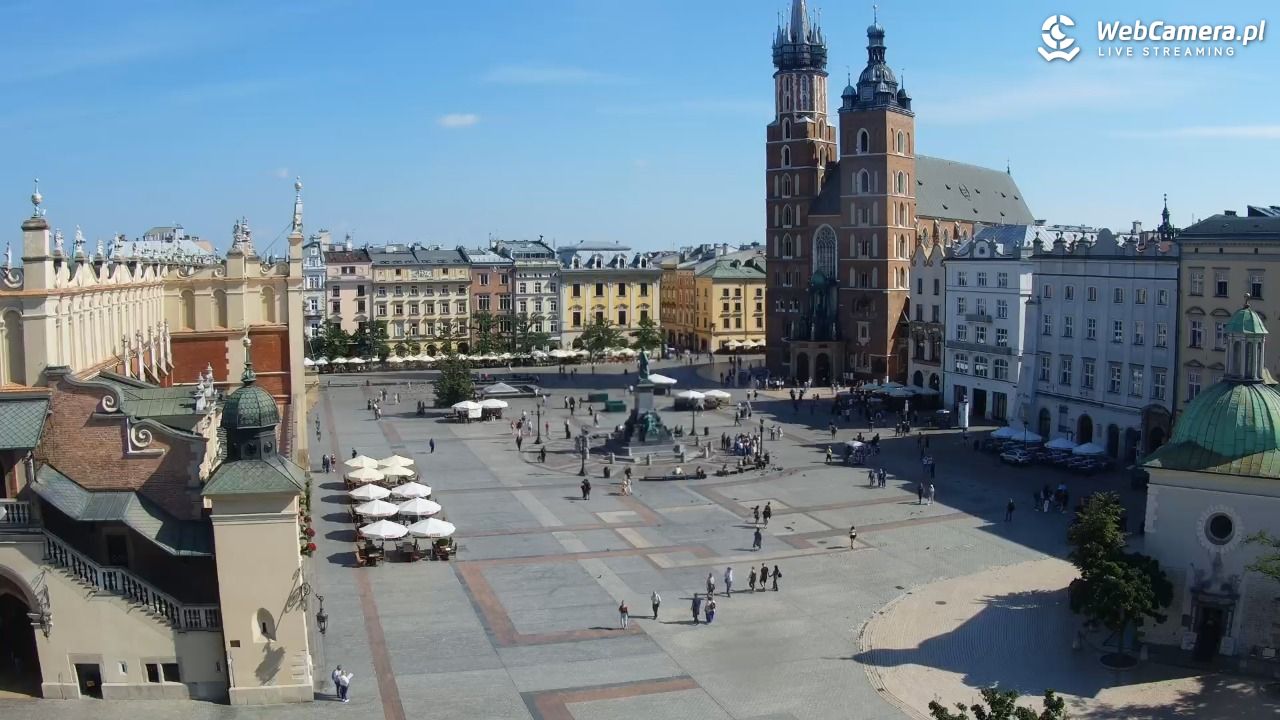 Kraków - widok na Rynek z hotelu - 03 wresień 2026, 10:36