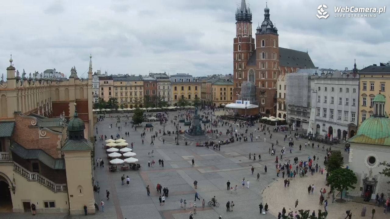 Kraków - widok na Rynek z hotelu - 04 czerwiec 2026, 11:33