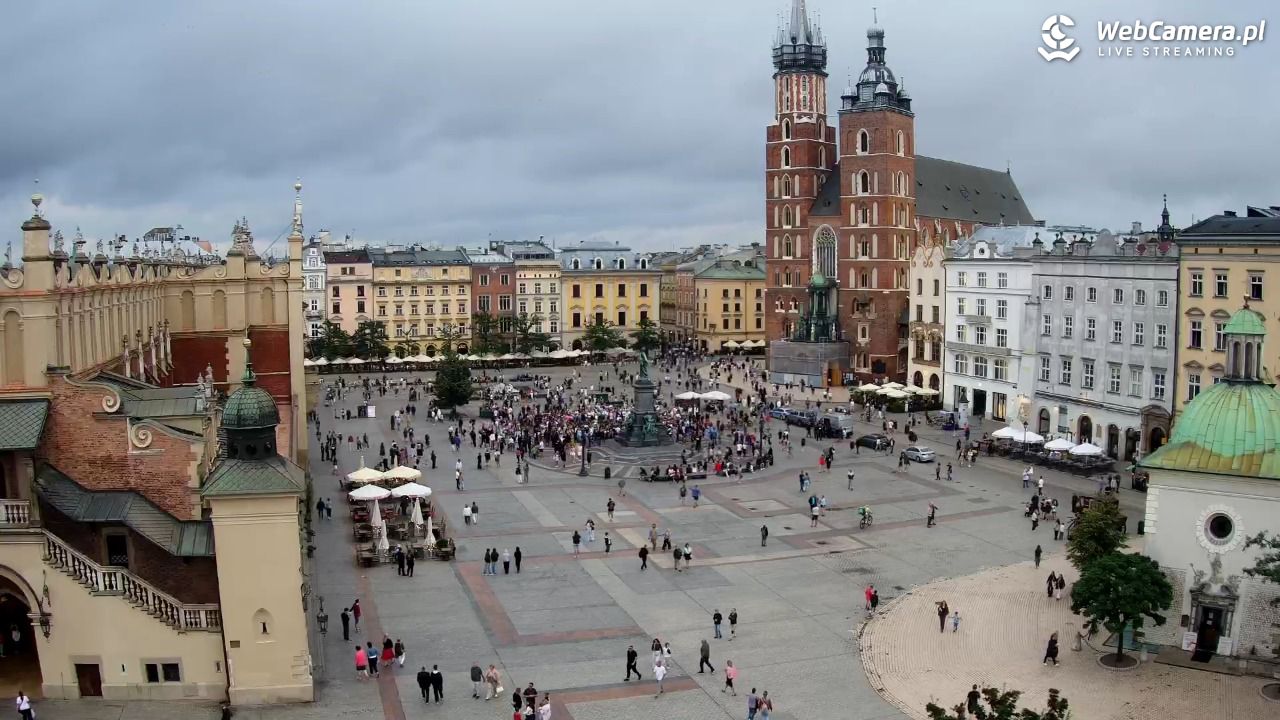 Kraków - widok na Rynek z hotelu - 19 lipiec 2026, 19:55