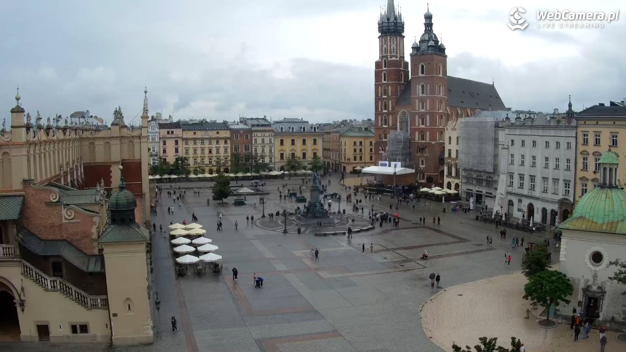 Kraków - widok na Rynek z hotelu - 04 czerwiec 2026, 10:22