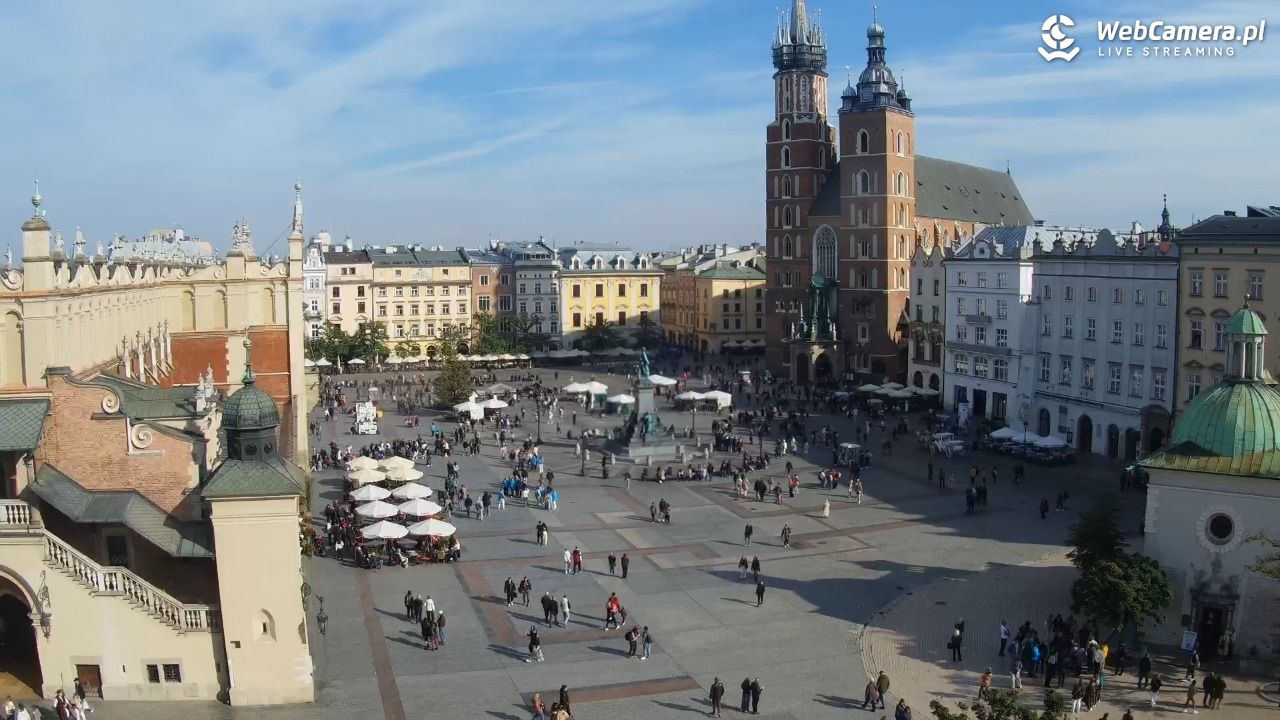 Kraków - widok na Rynek z hotelu - 18 październik 2026, 09:38
