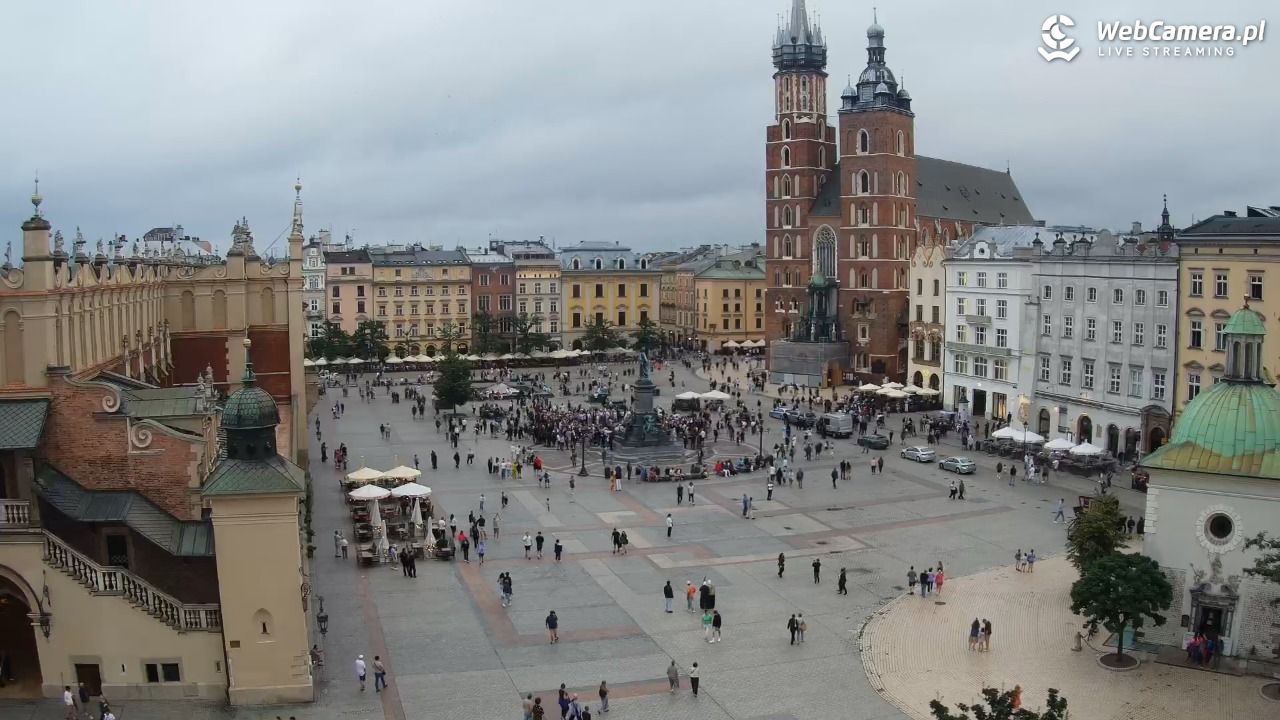 Kraków - widok na Rynek z hotelu - 19 lipiec 2026, 20:01