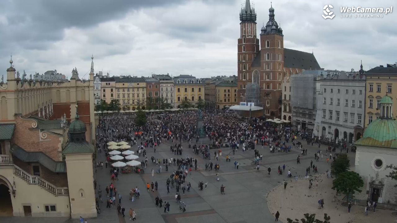 Kraków - widok na Rynek z hotelu - 04 czerwiec 2026, 12:03