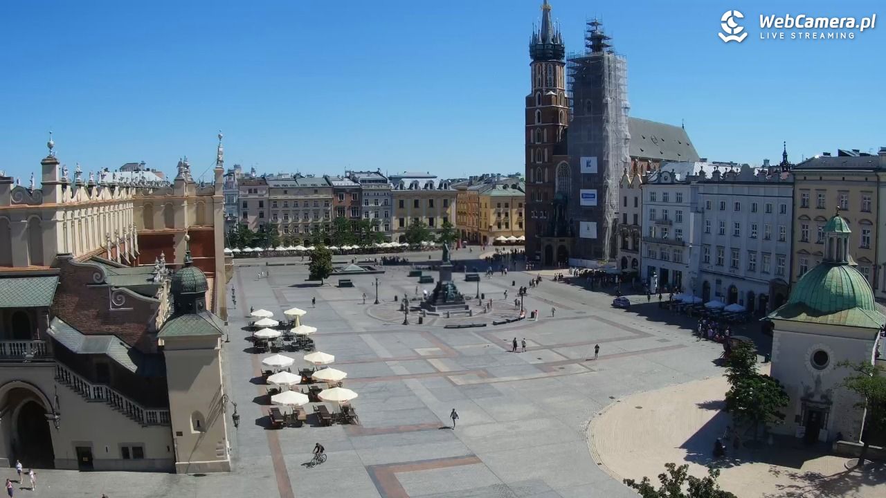 Kraków - widok na Rynek z hotelu - 03 lipiec 2025, 10:44