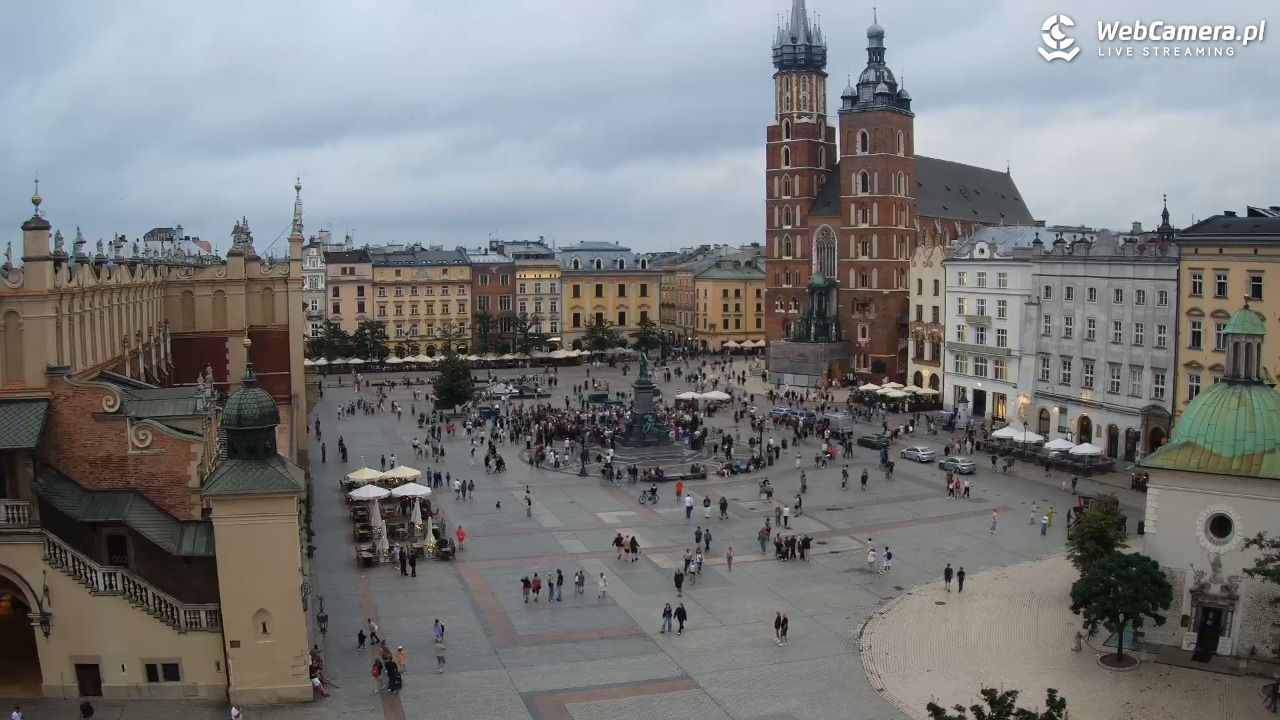 Kraków - widok na Rynek z hotelu - 19 lipiec 2026, 20:07