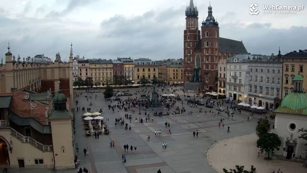 Kraków - widok na Rynek z hotelu - 19 lipiec 2026, 20:15