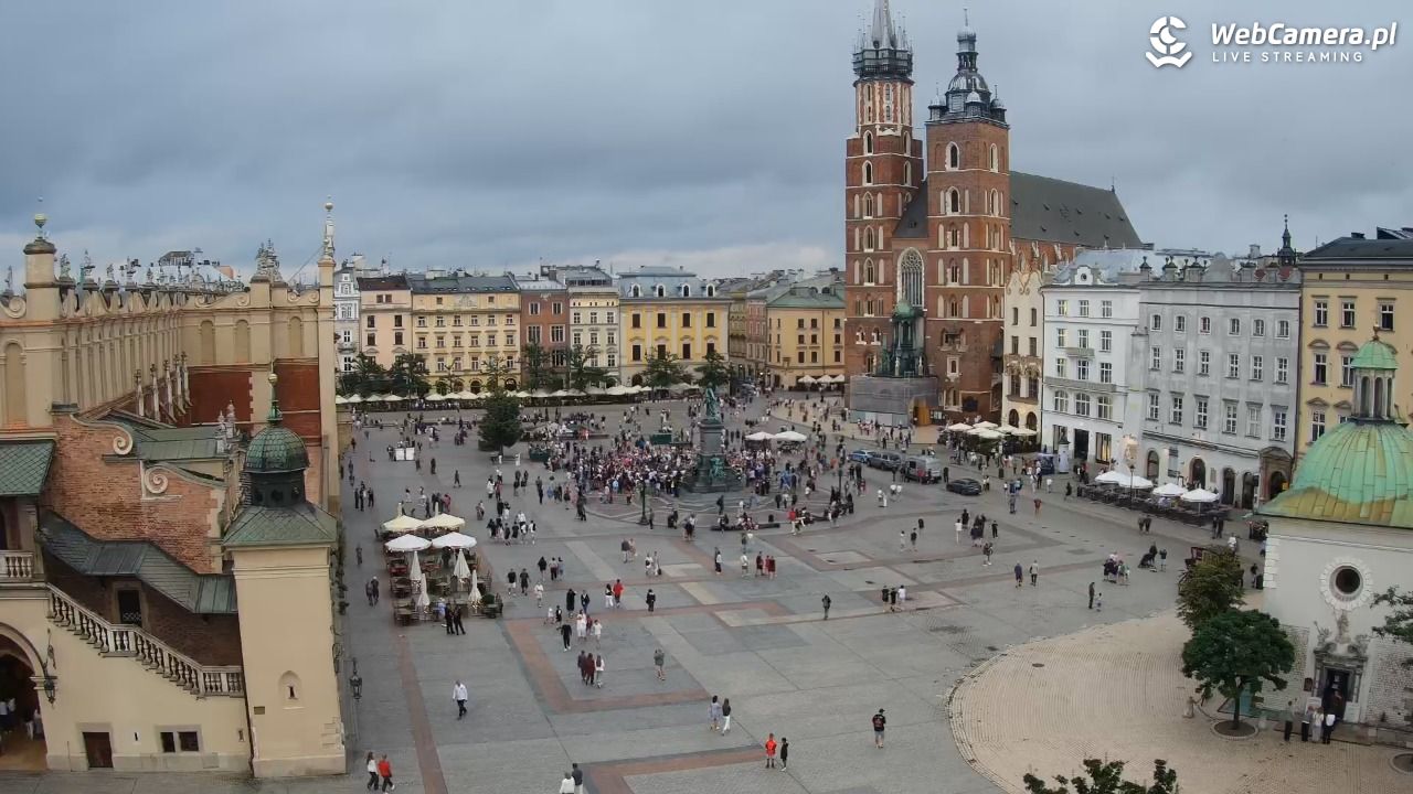 Kraków - widok na Rynek z hotelu - 19 lipiec 2026, 19:54