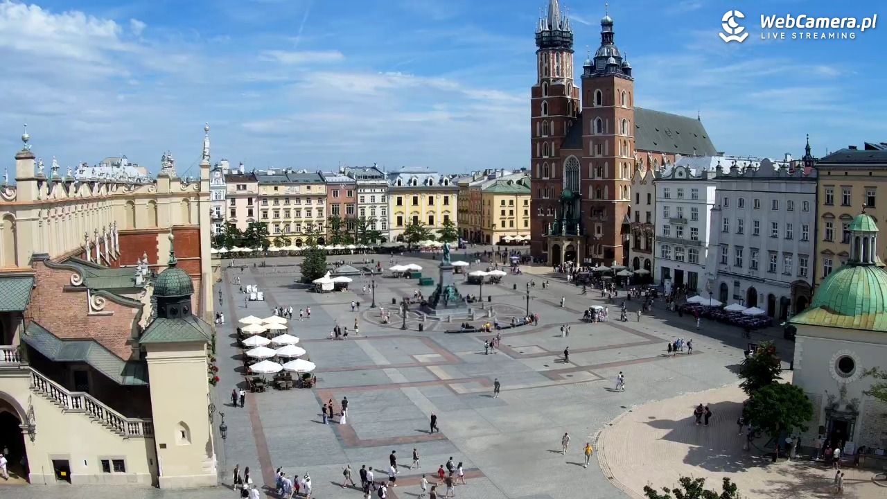 Kraków - widok na Rynek z hotelu - 31 sierpień 2026, 11:54