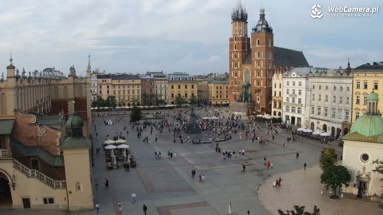 Kraków - widok na Rynek z hotelu - 19 lipiec 2026, 19:09