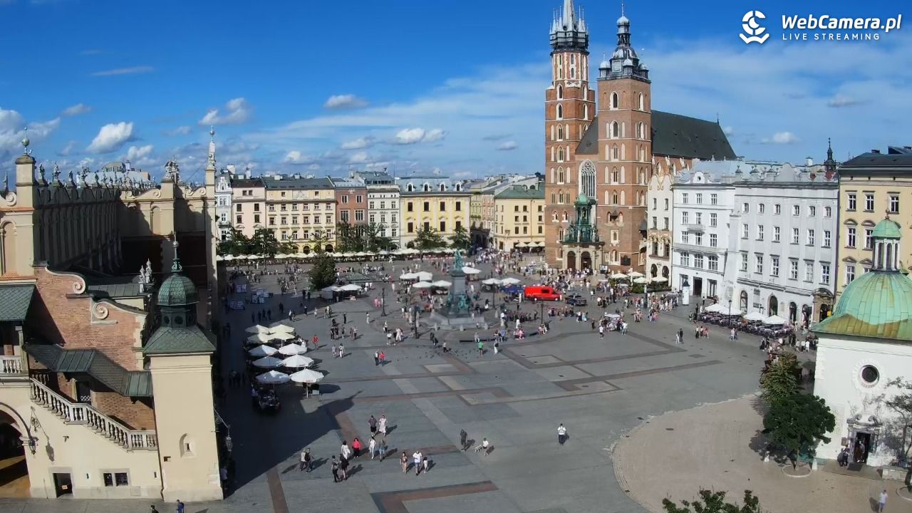 Kraków - widok na Rynek z hotelu - 29 sierpień 2026, 16:06