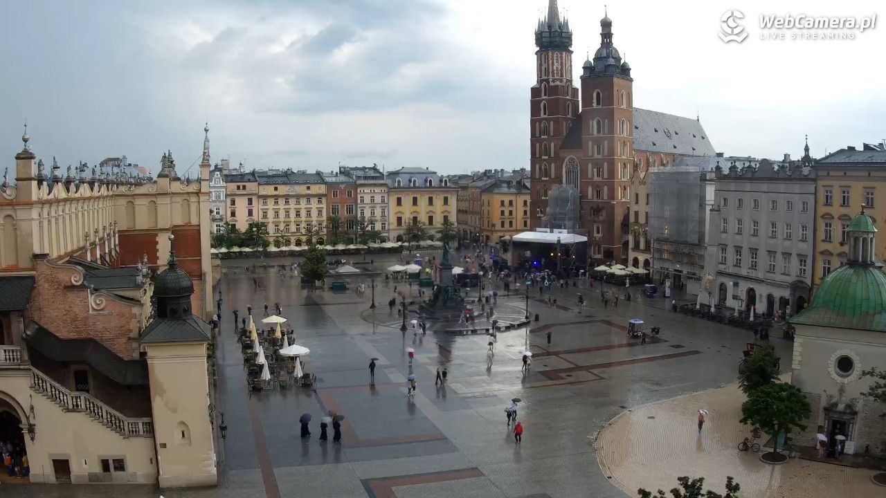 Kraków - widok na Rynek z hotelu - 03 czerwiec 2026, 17:48
