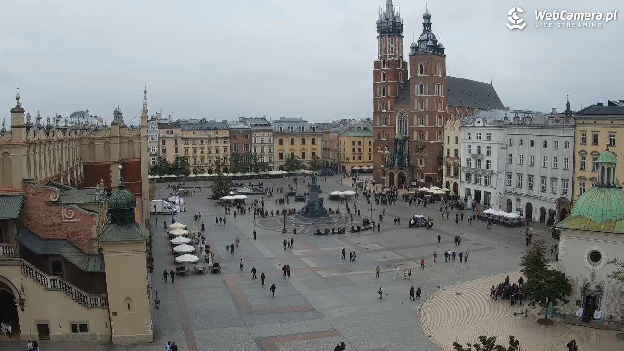 Kraków - widok na Rynek z hotelu - 19 październik 2026, 10:17