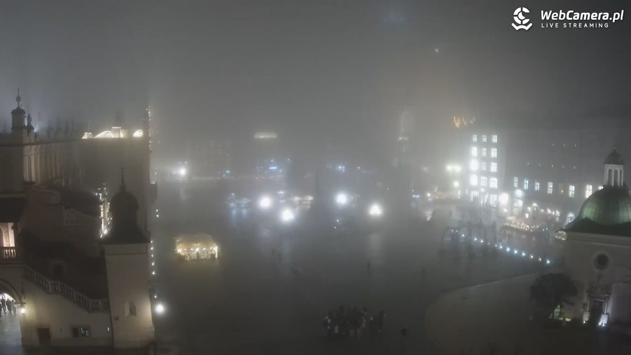 Kraków - widok na Rynek z hotelu - 04 grudzień 2025, 17:06
