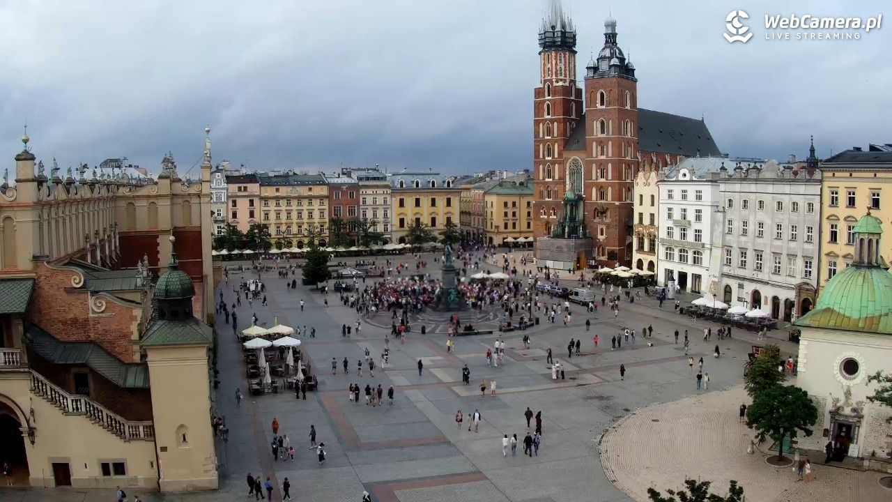 Kraków - widok na Rynek z hotelu - 19 lipiec 2026, 19:35