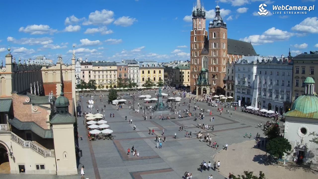 Kraków - widok na Rynek z hotelu - 30 sierpień 2026, 14:14