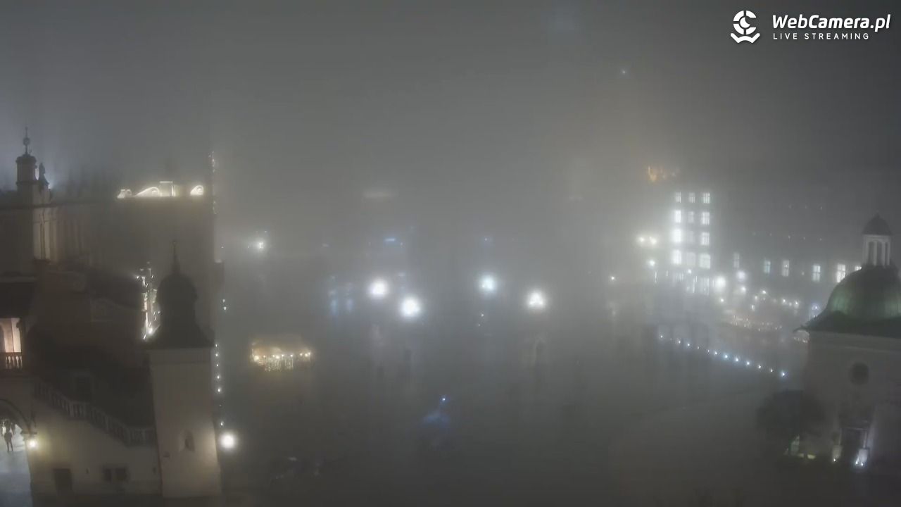 Kraków - widok na Rynek z hotelu - 04 grudzień 2025, 18:39