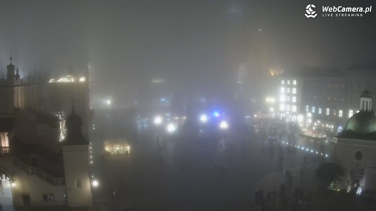 Kraków - widok na Rynek z hotelu - 04 grudzień 2025, 17:31