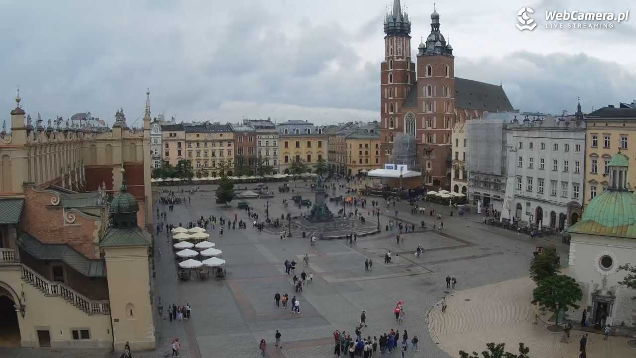 Kraków - widok na Rynek z hotelu - 04 czerwiec 2026, 10:32