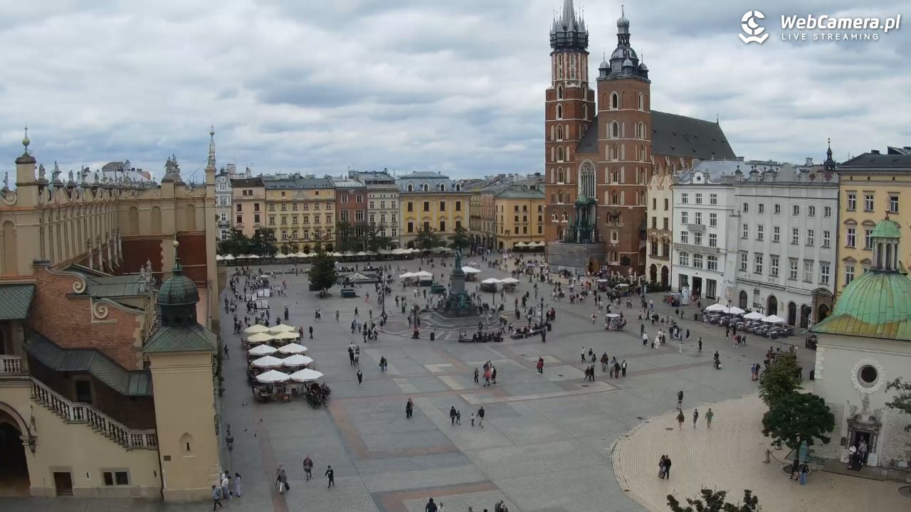 Kraków - widok na Rynek z hotelu - 21 lipiec 2026, 14:06